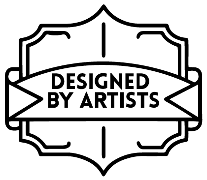 designed by artists badge