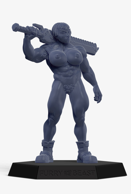 40k warhammer female fighter with vulva